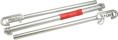 Silverline Verchroomde sleeppaal - carbonstaal - 1800 kg - 1,8 m - 3-delig - inclusief draagzak