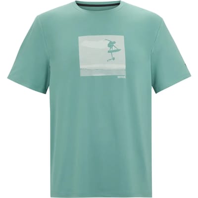Heren Fingal Stretch T-shirt met korte mouwen en grafische print