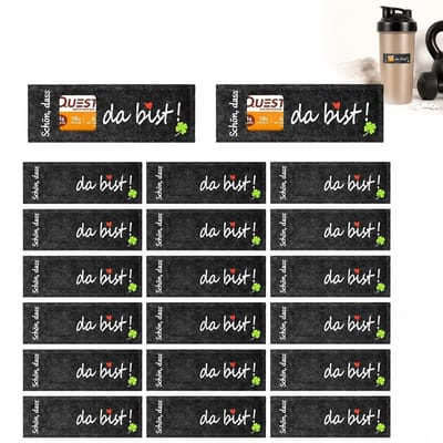 Dailygoods- Chocolade Reep Cadeauverpakking - Vilten Wikkels - Set van 20 Stuks - 14x5 cm - Creatieve Traktatie - Milieuvriendelijk Materiaal