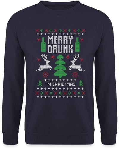 Lelijk Kerstmis Merry Drunk I'm Christmas Sweater Heren