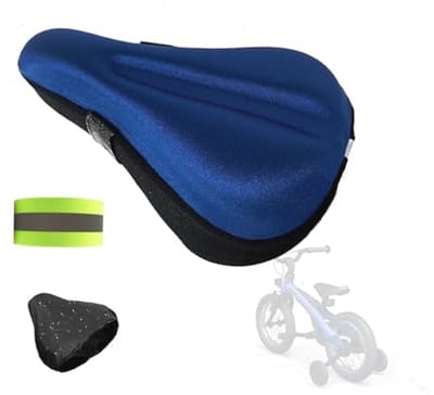 Comfortabel Gel Fietsstoelkussen 9" x 6" - Water- en Stofbestendig - Ideaal voor Kinderen