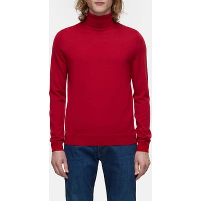 Closed Turtle-neck Jumper Knits Chili Pepper Red Size: XXL | Turtlenecks Outlet | Heren | Rood