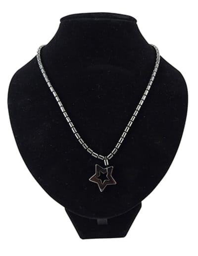 Hematiet ketting ster