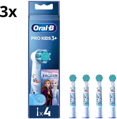 Oral B Pro Frozen Opzetborstels Kids - 3 x 4 stuks