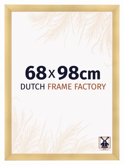 Fotolijst 68x98 cm - MDF - Goud Mat - Praag