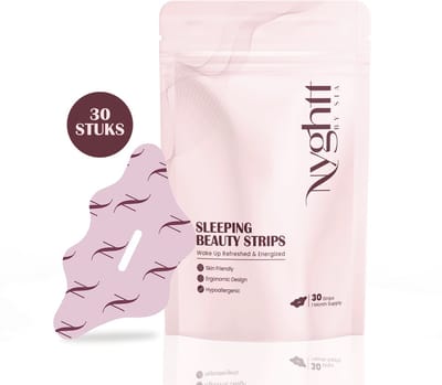 Nyghtt by Sia Mondtape - Anti snurk mondtape- Mondpleisters - Anti snurk strips- Beter slapen - Dieper ademhalen-Anti-Snurk Slaapstrips -Mouth tape - mondpleisters - sleeping beauty strips