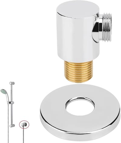 Koperen Wandmontage Douche Slang Connector voor Badkamer - G1/2in Doucheaccessoires en Verbindingsstukken