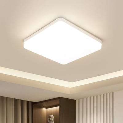 Badkamerlamp Plafond 36W vierkant neutraal wit 4500-K 3240 lumen moderne plafondverlichting badkamer slaapkamer.