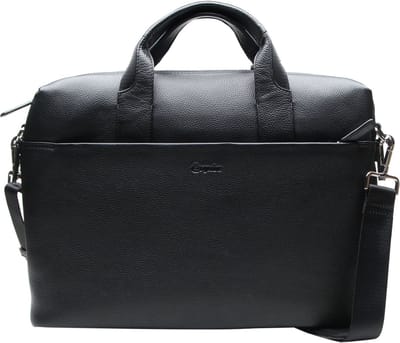 Esquire Afzonderlijke gevallen met laptopvak Oxford Business Bag Black Zwart