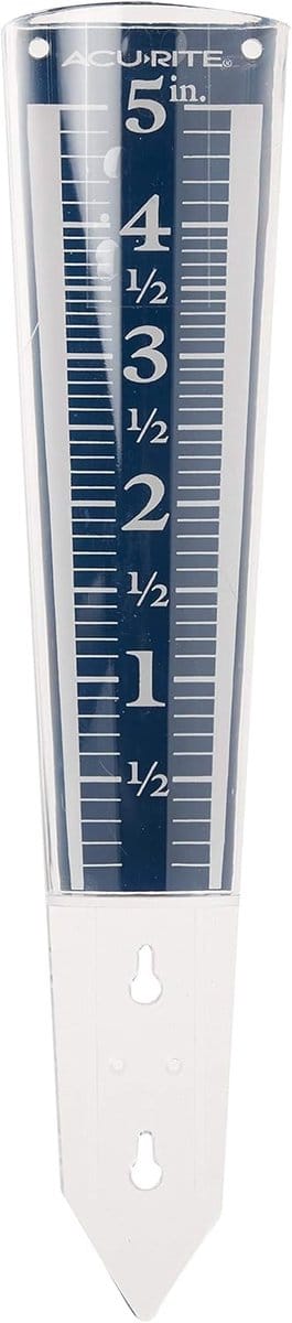 Vergrotende Regenmeter - Meetglas Regen - Tuinieren Weer - Makkelijk Afleesbaar - 127 cm Capaciteit - Blauw