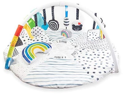 STEM Ontwikkeling Speelkleed voor Baby's - Sensory Tummy Time Activiteit Mat met Ingebouwde Instructies - Ultra Zacht & Wasbare Mat