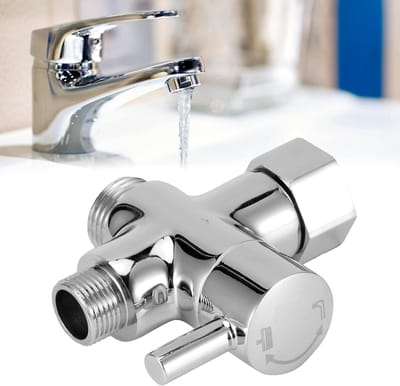Kraan Omvormer - Douche Wisselaar - Douche Gebruik - Veelzijdige 3-weg Functie - 1/2 Inch - Chroom