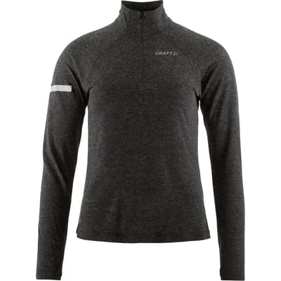 CRAFT ADV SUBZ WOOL LS TEE 3 - Running top - Zwart - Dames - Maat XL