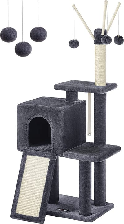 kattenkrabpaal / grote klimboom - speelhuis voor katten / playhouse for cats