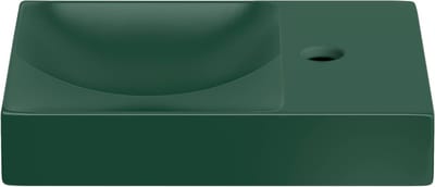 Clou Vale fontein 38 cm z.kraang rechts mat pijnboom groen keram