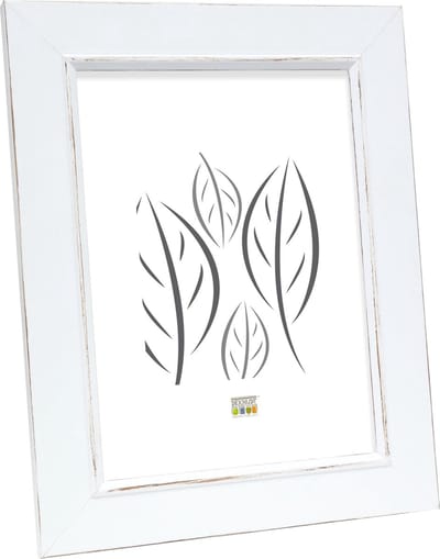 Deknudt Frames fotolijst S46FF1 - wit geschilderd - voor foto 13x13 cm