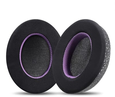 Oorkussens van verkoelende stof voor HyperX Cloud 2/3-hoofdtelefoons - zwart-paars
