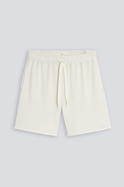 Track shorts Serie La Struttura Whisper White