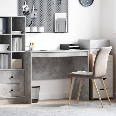 vidaXL - Bureau - Beton - Grijs - 100 - x - 50 - x - 76 - cm