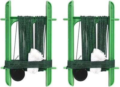 Gebro Lijn Krabhengel / vishengel voor krabbetjes - 2x - groen - 13 m