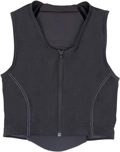 Kinderspaalbeschermer Rugprotector Veilige Rijuitrusting Kleur Zwart Blauw
