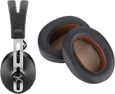 Dailygoods - Oorkussens - Koptelefoonhoes - Premium Comfort - Bruin - Geluidsisolatie - Vervangingsset voor Momentum 1.0/2.0 - Oorkussens