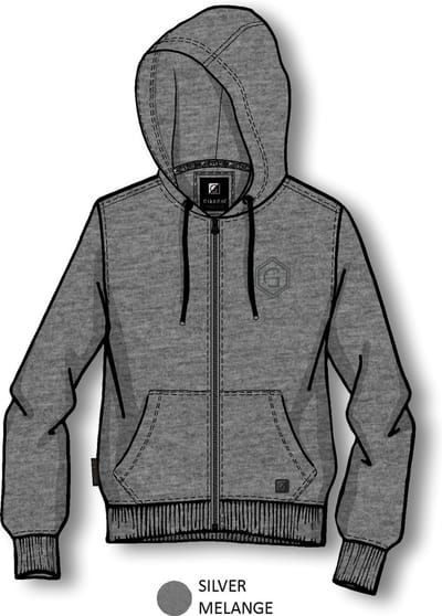 Gibson heren hoody grijs - maat S