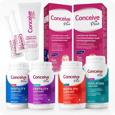 Conceive Plus Maximum Fertility Bundel – Complete Vruchtbaarheidsondersteuning voor Man en Vrouw – 1 Maand Voorraad