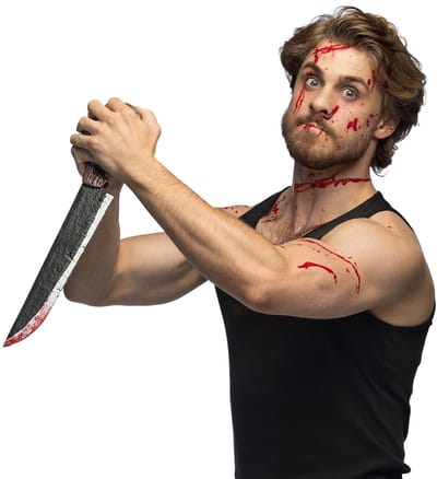 Boland - Mes Killer - Dolk - Bloody - Mes - Kostuum Accessoire - Halloween - Cosplay - Carnaval - Themafeest
