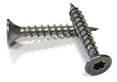 Roestvrijstalen Houtschroeven 3x20 mm - 200 Stuks verzonken kop Torx
