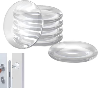 Zelfklevende Deurstoppers - Schokdempers Siliconen - Muren Beschermen - Transparant en Onzichtbaar - 40 mm - Transparant