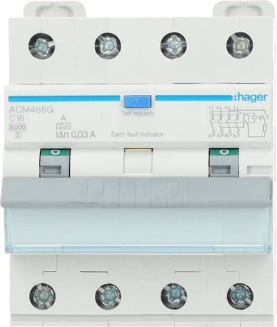 Hager HACO Aardlekschakelaar - ADM466G - E36DE