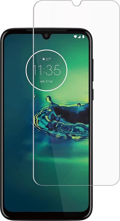 LuxeBass Screenprotector geschikt voor Motorola Moto G8 Plus - glas scherm - bescherming