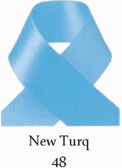 Satijnlint New Turq 15 mm (per meter)