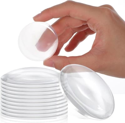 Deur Stopper - Muur Beschermer - Schade Voorkomen - Zelfklevend - 12 Stuks - Transparant