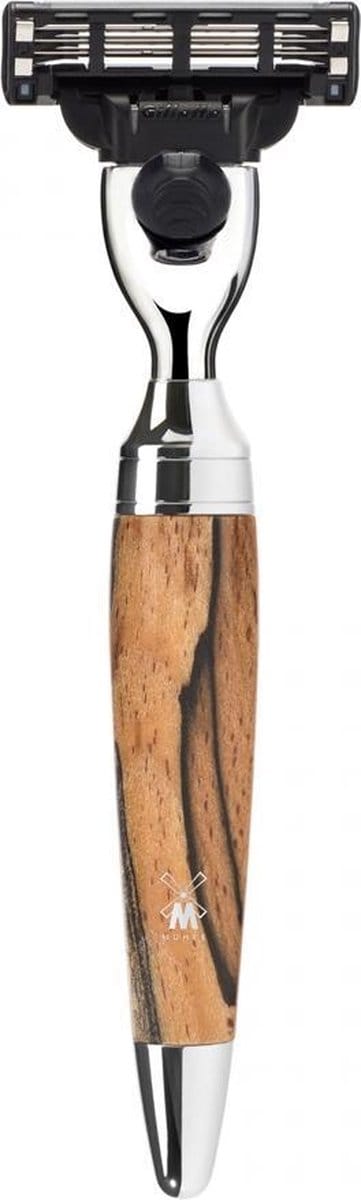 MÜHLE - Stylo scheermes Mach3- Beukenhout