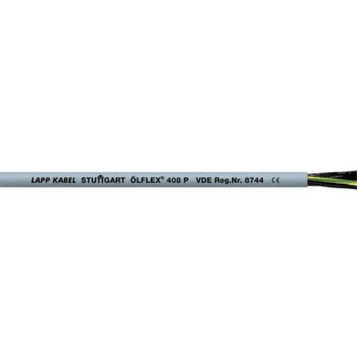 LAPP ÖLFLEX® 408 P Stuurstroomkabel 4 G 1.5 mm² Zilver-grijs (RAL 7001) 1308304/100 100 m