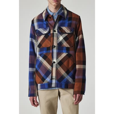 Paul Smith Ls Casual Fit Shirt Jkt Inky Blue Größe: XS | Casual hemden Outlet | Herren | Blau