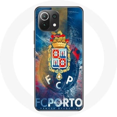 Xiaomi Mi 11 Lite hoesje fcp porto blauwe achtergrond