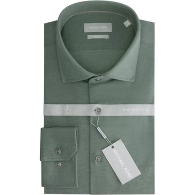 Slim fit piqué shirt Michael Kors Solid