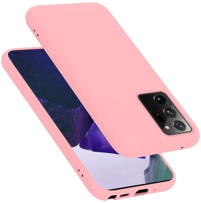 Cadorabo Hoesje geschikt voor Samsung Galaxy NOTE 20 ULTRA in LIQUID ROZE - Beschermhoes gemaakt van flexibel TPU silicone Case Cover