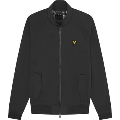 Lyle & Scott merkembleem Gunmetal grijs softshell jack