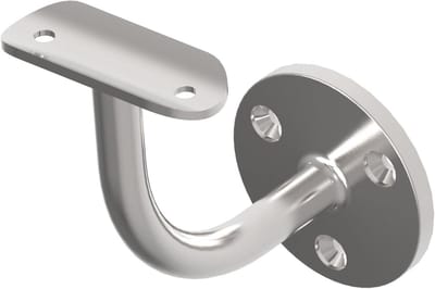 Leuninghouder Roestvrij Staal - Trapleuninghouder Balustrade - Veilige Trapleuning - Weerbestendig Metaal - 424 mm - Zilver
