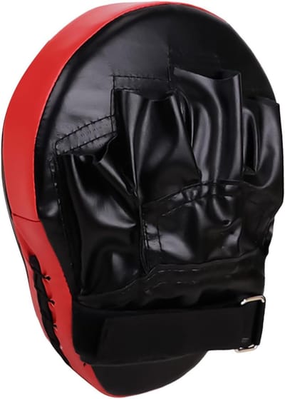 Bokshandschoenen Training - Sparring Mitts - Vechtsport Oefenen - Verstelbare Pasvorm - 25x19x4.5 cm - Rood