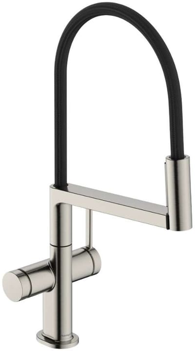 Hansgrohe Talis Select M54 PowderSpray - Keukenkraan met flexibele arm en vuistdouche, EcoSmart, rvs uitstraling 72861800