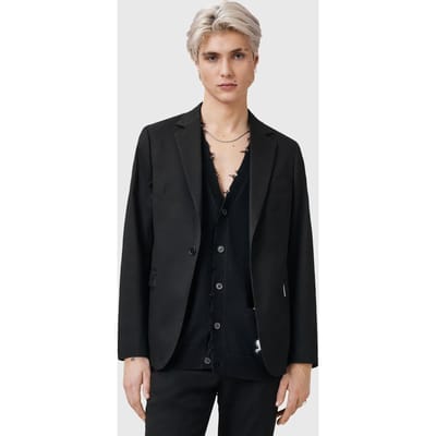 AllSaints Odin Blazer Black Taglia: 38 | Blazers Outlet | Uomo | Nero