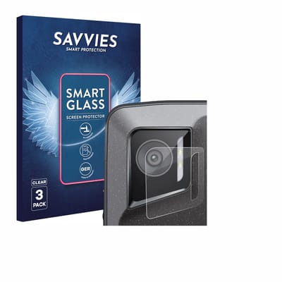 3 Stuks Savvies Screenprotector - geschikt voor Crosscall Stellar M6E (ALLEEN Camera Lens) - beschermfolie glas transparant