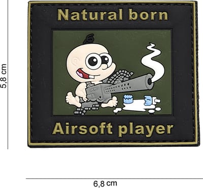 101 Inc Embleem 3D Pvc Natural Born  1504