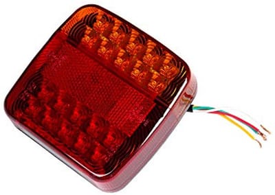 Led Achterlichten voor Aanhanger en Vrachtwagen met Remlicht en Kentekenplaatverlichting 12V