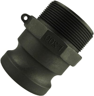 Polypropyleen Camlock Fitting 1.5 inch, Male Adapter x Male Couplings, Duurzame Verbinding voor Slangen en Pijpen